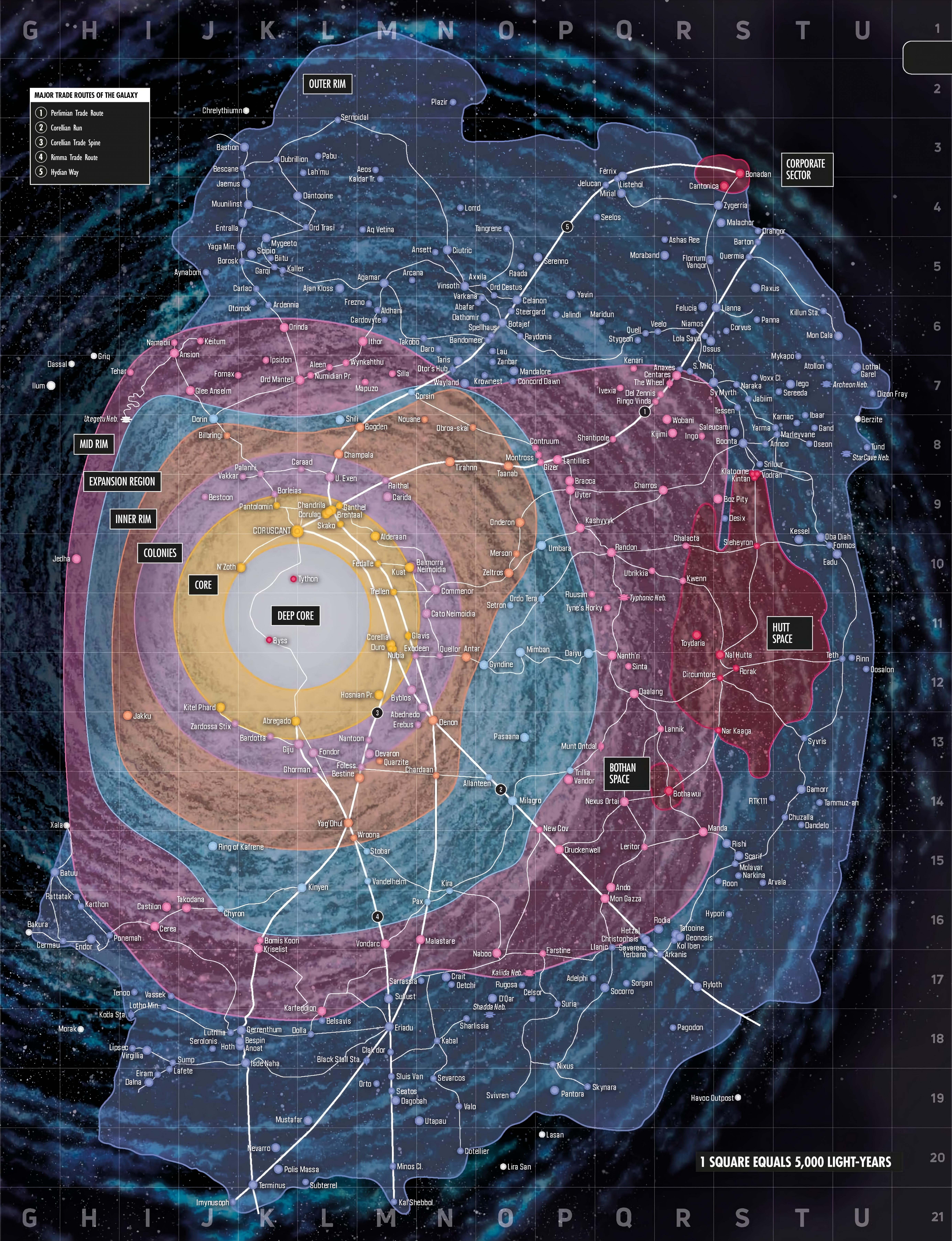 Galaxy map